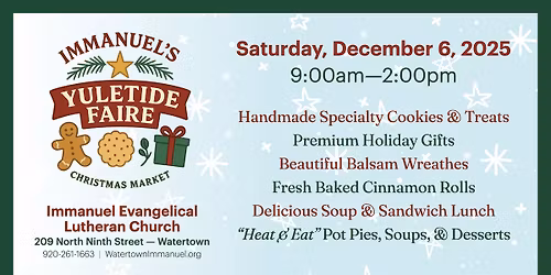 Immanuel's Yuletide Faire Christmas Market
