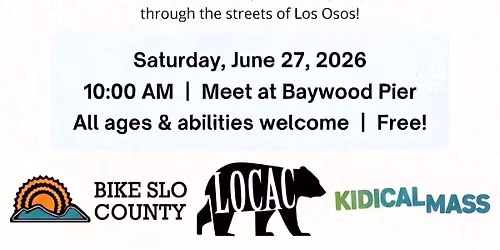 Kidical Mass Los Osos