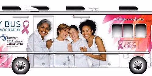 Buddy Bus mammograms at Center of Hope - Oct. 23, 2026