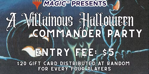 MTG: A Villainous Halloween Commander Party - Norfolk