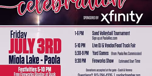 250th Independence Day Celebration at Lake Miola
