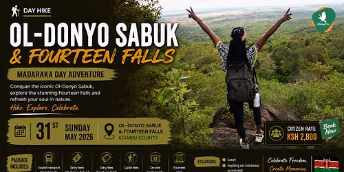 📌OLDONYO SABUK & FOURTEEN FALLS ADVENTURE🌿⛰️ — Nairobi, Kenya