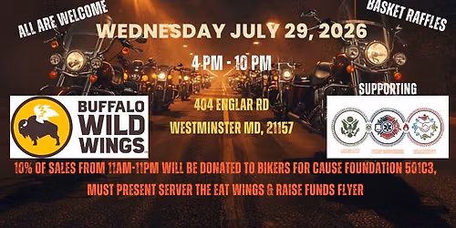 Bikers for Cause Foundation Maryland Chapter 6 Bike Night