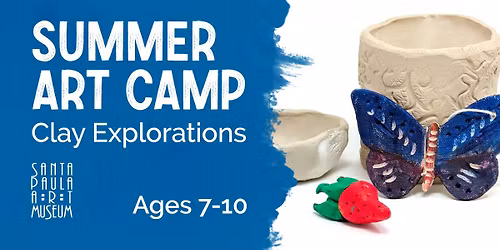 2026 Summer Art Camp: Clay Explorations (Ages 7-10)