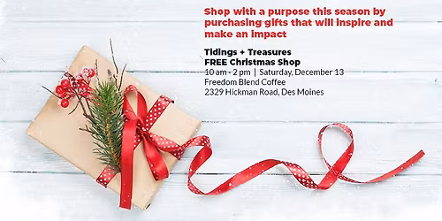 Tidings + Treasures Christmas Shop!