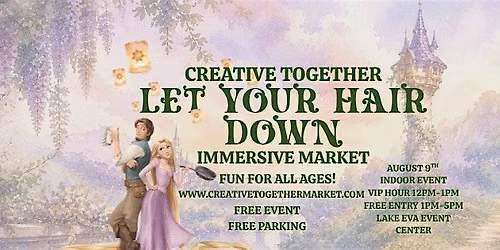Creative Together LET YOUR HAIR DOWN MARKET Indoor Event