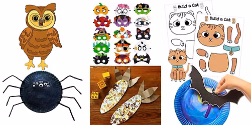Children's Library October Crafty Friday Crafts