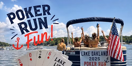 Lake Oakland Fireworks poker run