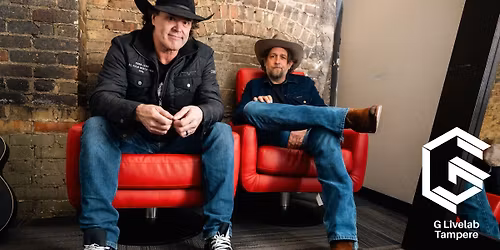 Corb Lund (Can) & Hayes Carll (US) \u2013 Bible on the Dash Tour \/ G Livelab Tampere