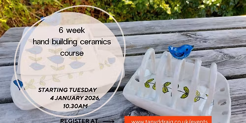 6 week Hand Building Sculpting Course - Tuesday