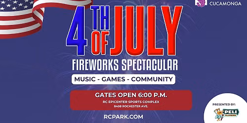 4th of July Fireworks Spectacular