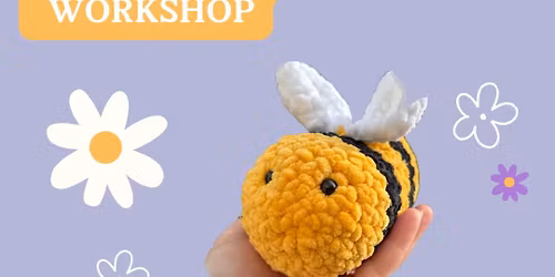 Crochet a Bee Workshop - Saturday 23rd May - 12pm - 2pm at Yellow Umbrella Gifts