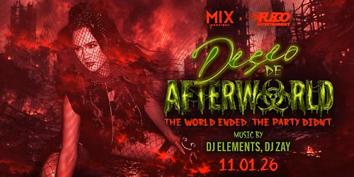 MIX Downtown: Deseo de AFTERWORLD - Halloweekend Party