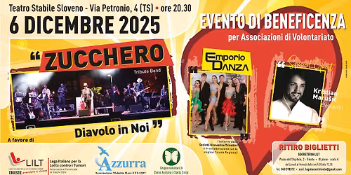 EVENTO di BENEFICENZA in Teatro Stabile Sloveno, 25 Artisti e 30 studenti ballerini!