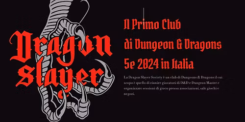 Copia di Copia di D&D 2024 Dragonslayer Padova -  21 NOVEMBRE 2025