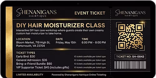 DIY Hair Moisture Lab Ticket | May 15th