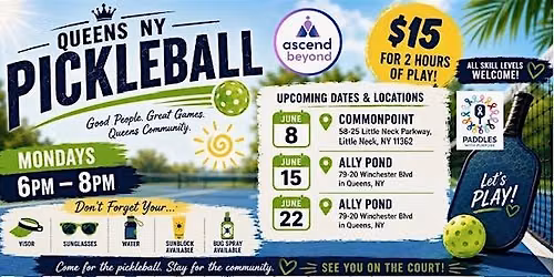 $15 for 2 Hours of Open Play Pickleball