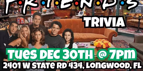 Friends Trivia @ Hurricane Grill & Wings Longwood