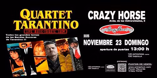 QUARTET TARANTINO (Bilbao, CRAZY HORSE