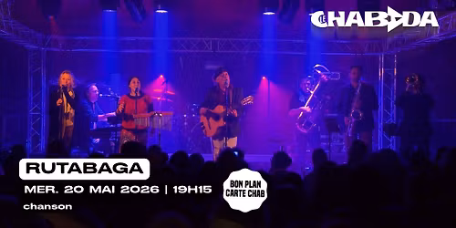 Rutabaga \u00b7 Le Chabada, Angers