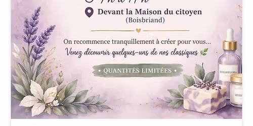 HygieFlora au March\u00e9 de Boisbriand.