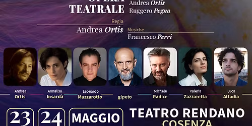 Fortunata di Dio, opera teatrale: 23, 24 maggio 2026, Cosenza, Teatro Rendano