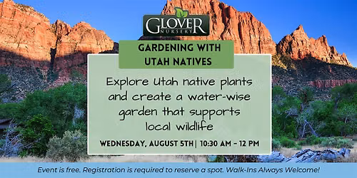 Gardening with Utah Natives
