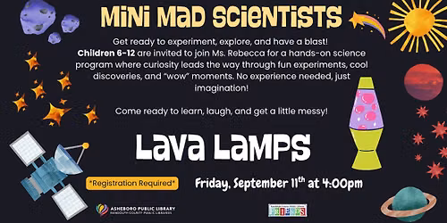 Mini Mad Scientist (Ages 6-12)