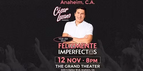 CESAR LOZANO PRESENTA " FELIZMENTE IMPERFECTOS "