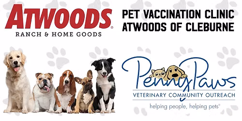 Penny Paws Pet Vaccination Clinic at Atwoods