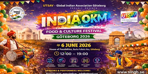 INDIA 0KM \u2013 FOOD & CULTURE FESTIVAL G\u00d6TEBORG