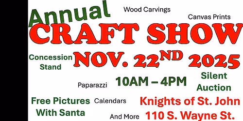 3rd Annual Holiday Craft Show - Cub Scout Pack 295