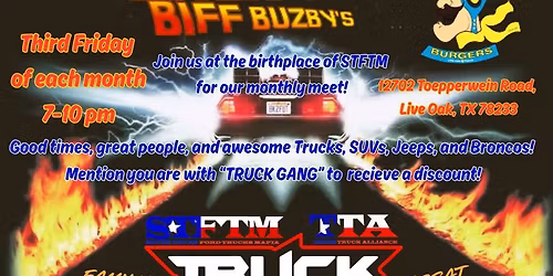 2025 TRUCK GANG BIFF BUZBY'S FRIDAY NIGHT CRUISE-IN! 