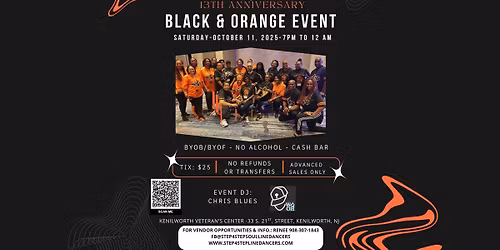 S4S Black & Orange Event