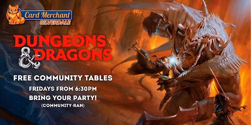 CM Silverdale - Dungeons and Dragons Community Tables