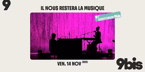 Il nous restera la musique \u2022 Th\u00e9\u00e2tre musical
