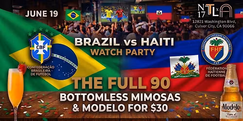 \u26bd Brazil vs Haiti Watch Party \u2014 World Cup 2026 | N17 The Lane, Culver City