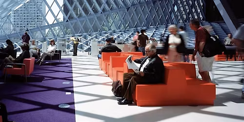 Gays Reading Books at the Library