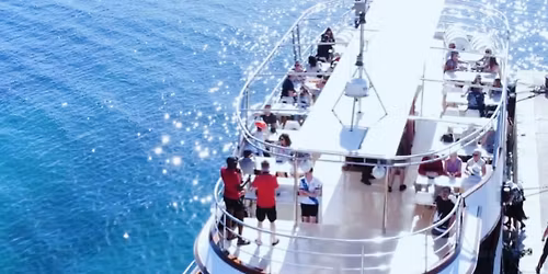 Regina boat sets sail again to the Elaphiti Islands.