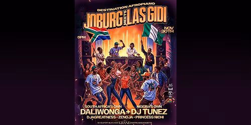 Destination Afropiano: Joburg meets Las Gidi