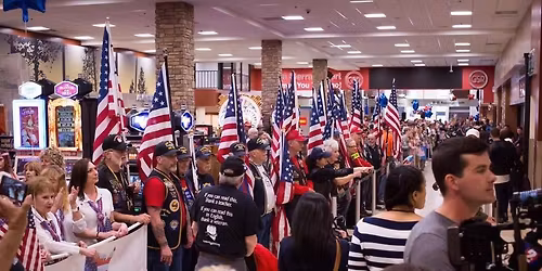 WELCOME HOME -  Honor Flight Nevada Veteran Southwest Flight # 4781