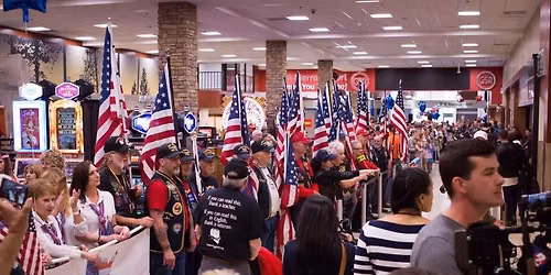 WELCOME HOME -  Honor Flight Nevada Veteran Southwest Flight # 4781