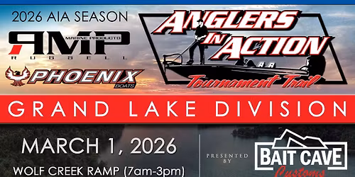 2026 Russell Marine Products AiA Tournament Trail - Grand Lake (1st Event)