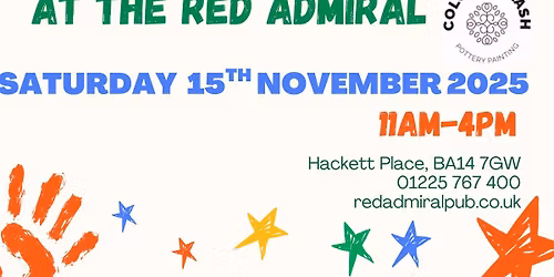 Arty Kids Pottery Painting @ The Red Admiral 