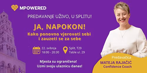 JA, NAPOKON! - Kako ponovno vjerovati u sebe 