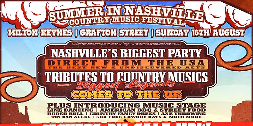 Summer In Nashville - Milton Keynes 2026