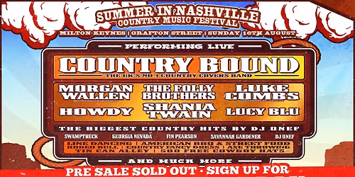 Summer In Nashville - Milton Keynes 2026