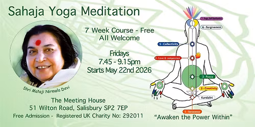 Learn to Meditate in Salisbury - Free 7 Week Course-Get Connected