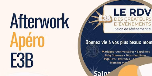 Ap\u00e9ro E3B - au salon de l'\u00e9v\u00e8nementiel \u00e0 Saint-Guinoux