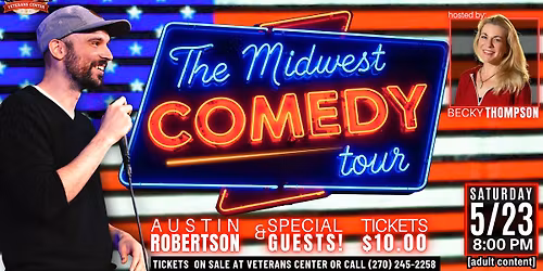 Comedy Night: LIVE at Bailey Pride Jr. Veterans Center with the Midwest Comedy Tour!